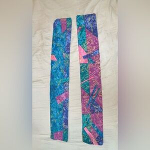 Vintage 90s Springmaid Jeweled Marble Curtain Tie Backs Andre Richard